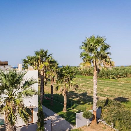 Blue Sea Luxury Villa Maleme  Bagian luar foto