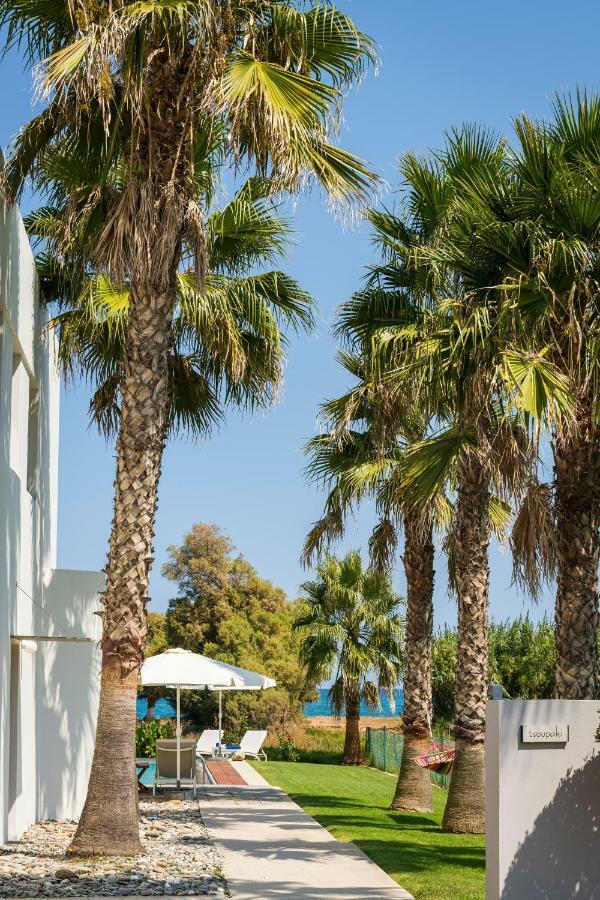 Blue Sea Luxury Villa Maleme  Bagian luar foto