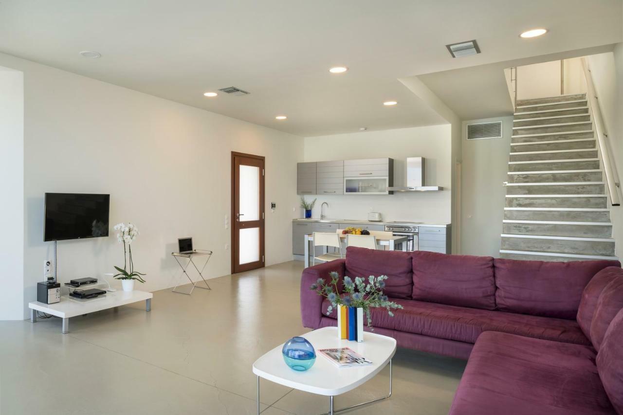 Blue Sea Luxury Villa Maleme  Bagian luar foto