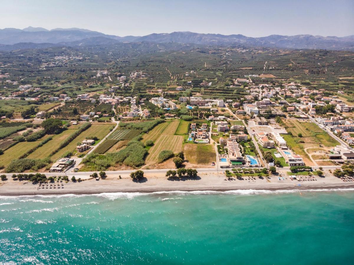 Blue Sea Luxury Villa Maleme  Bagian luar foto